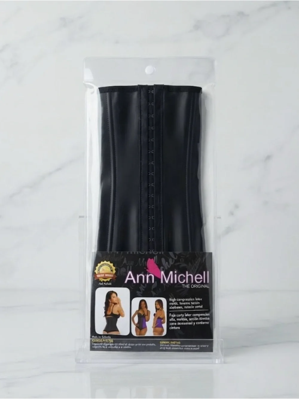 Ann Michell Black Classic Latex Waist SIZE 4
